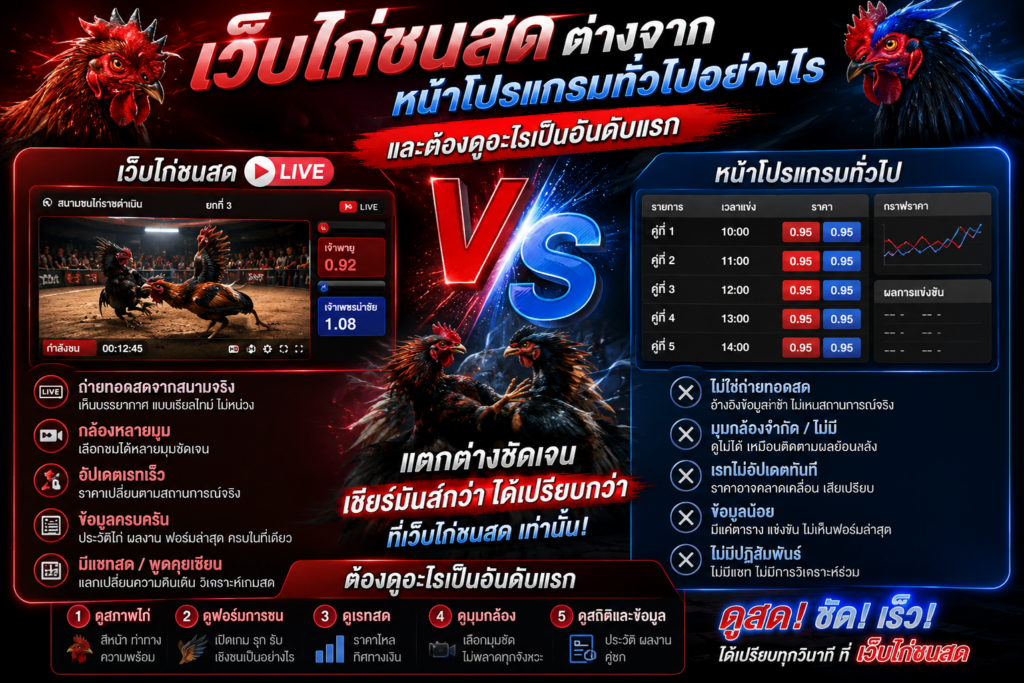 เว็บไก่ชนสด-โปรแกรม