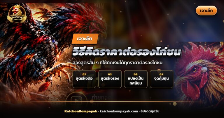 เครื่องคิดเลขและสมุดจดตัวเลขราคาต่อรองไก่ชนวางข้างสังเวียน